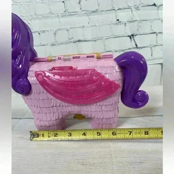 POLLY POCKET UNICORN SURPRISE CARRIER Toy & DOLPHIN Compact TRAVEL PLAY sets - Picture 7 of 16